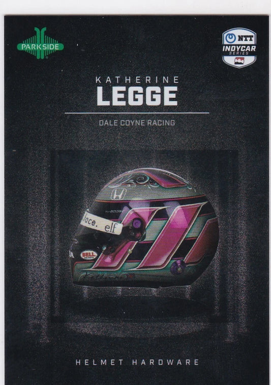 2025 Parkside Indycar Insert Cards - Helmet Hardware