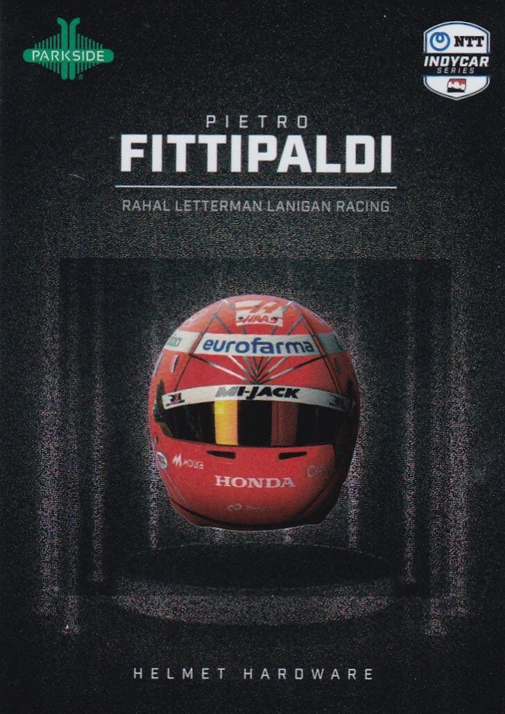 2025 Parkside Indycar Insert Cards - Helmet Hardware